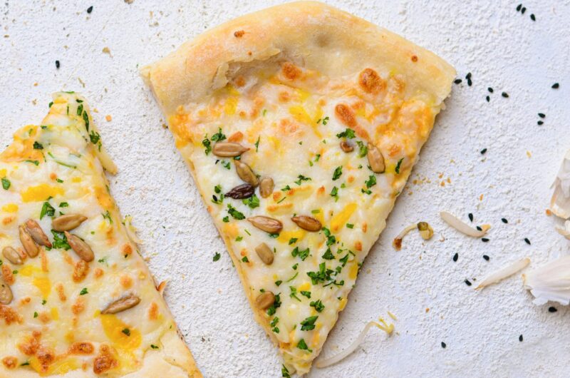 No Oven Garlic Bread Pizza