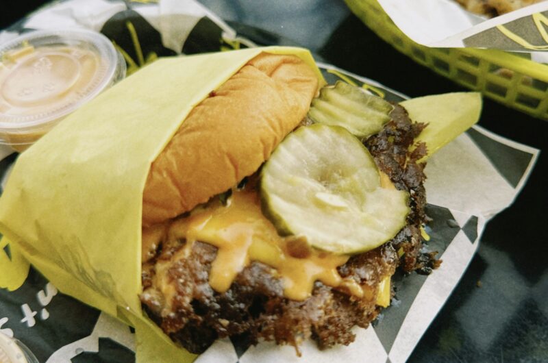 Mortadella and Pistachio Burger