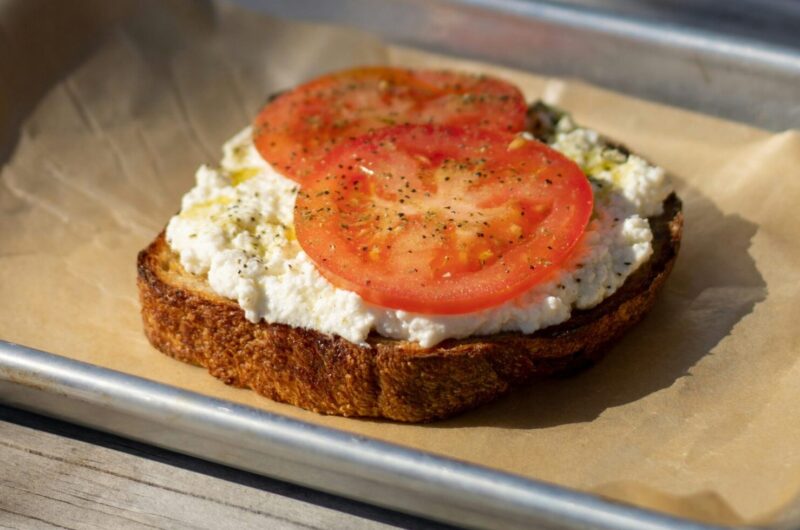 Whipped Cottage Cheese Toast