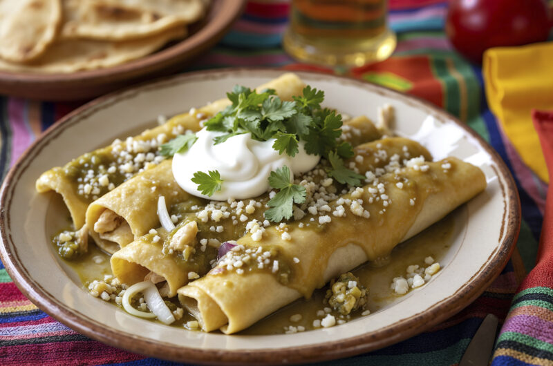 Enchiladas Verdes
