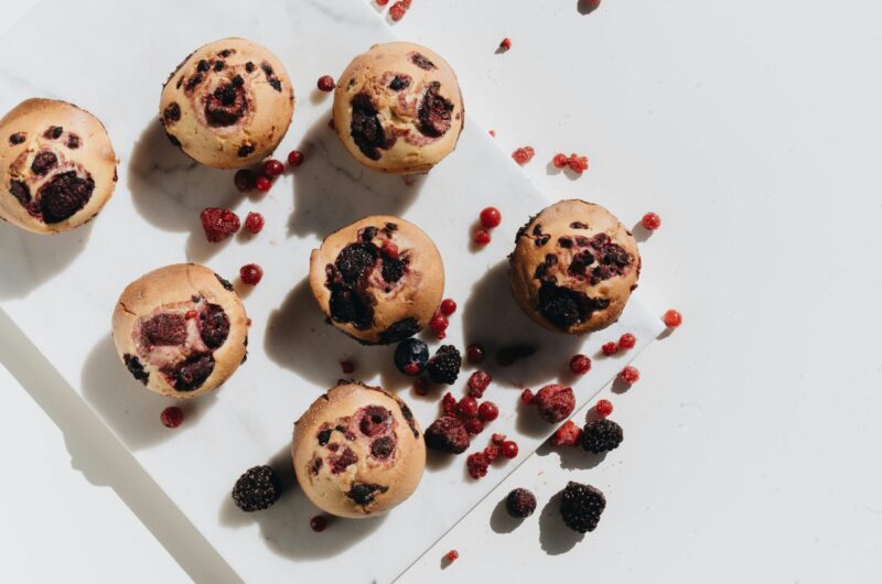 Raspberry White Chocolate Muffins