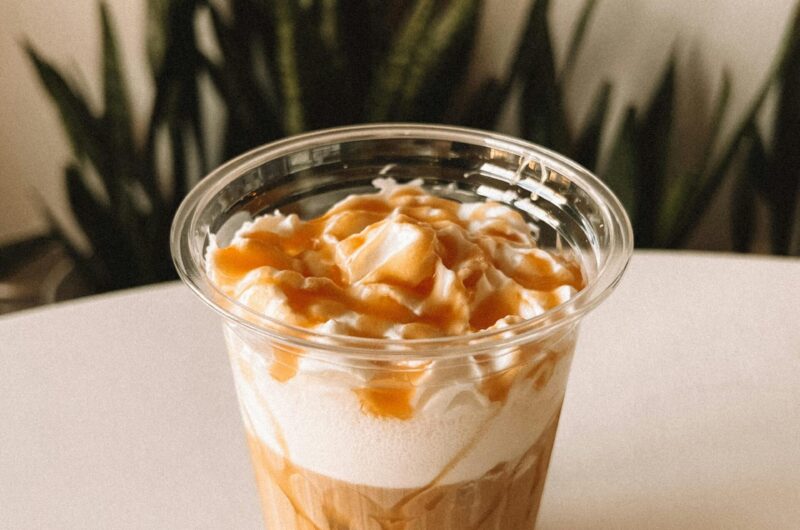 Salted Caramel Iced Latte
