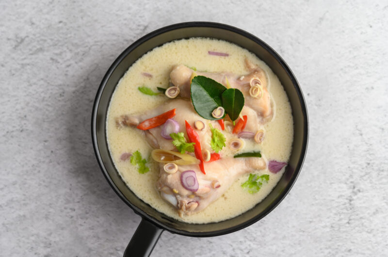 Coconut Galangal Chicken Soup
