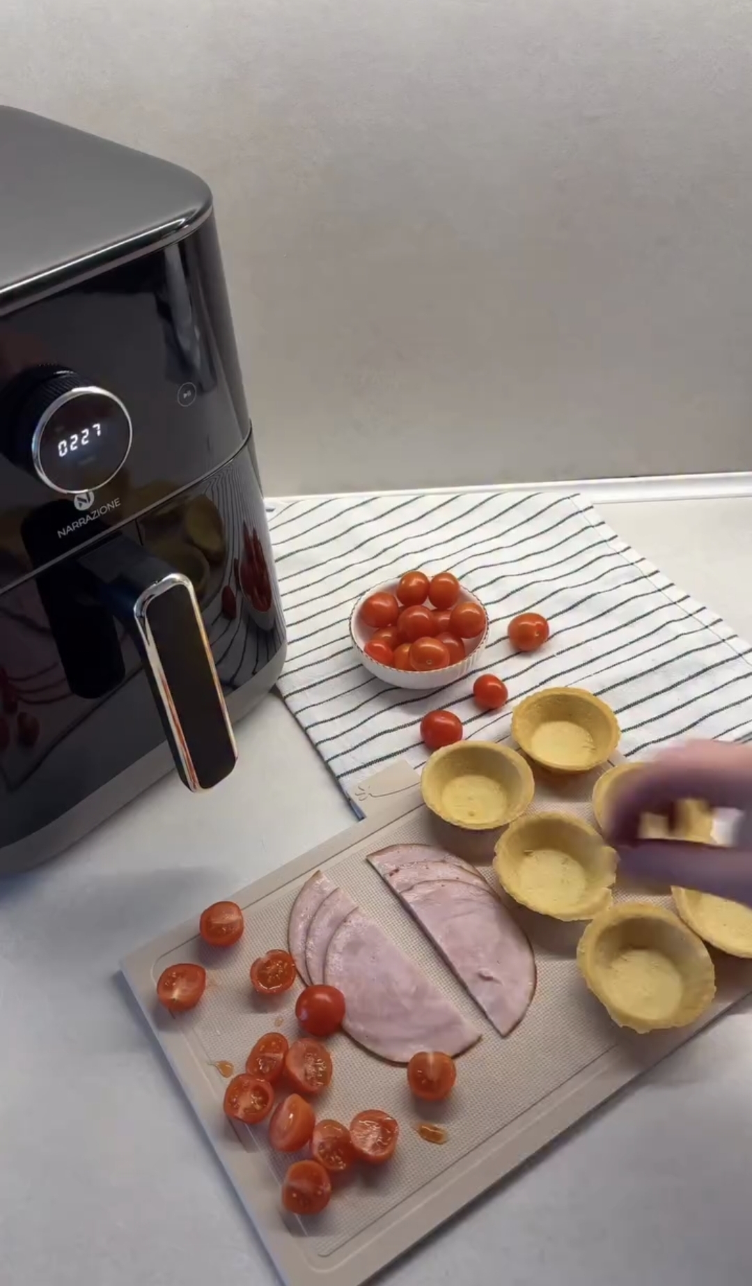 quick air fryer tartlets with crisp edges and buttery texture