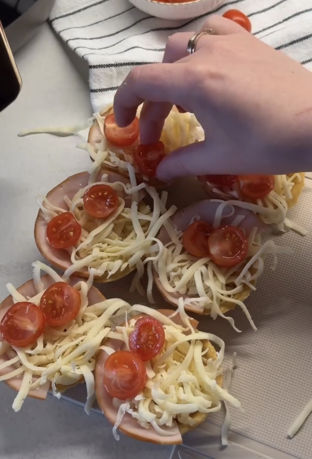 flaky air fryer tartlets with crispy shell and warm filling
