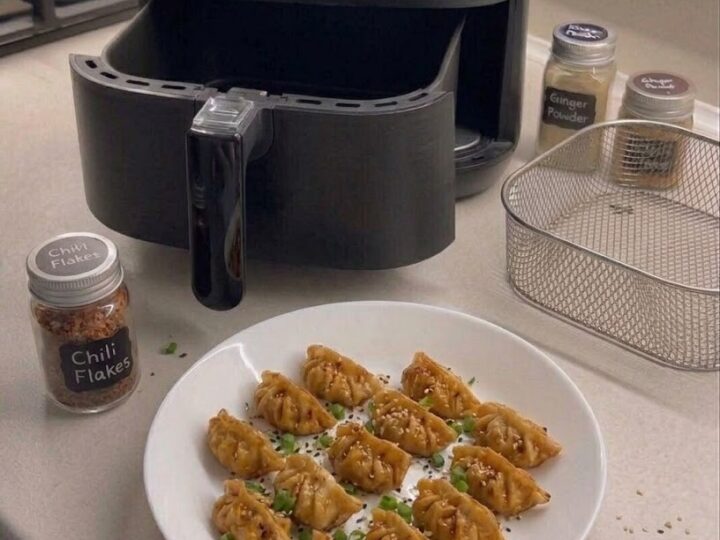 Air Fryer Chili Oil Dumplings