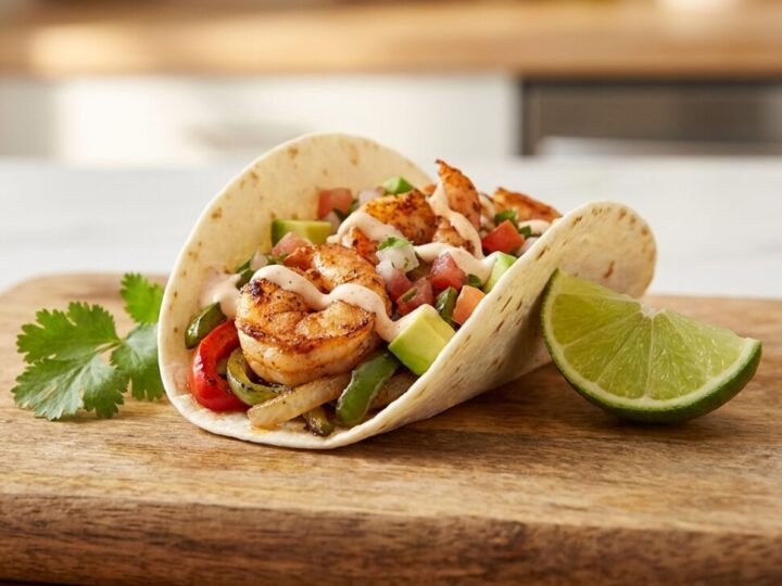 Shrimp Veggie Tacos