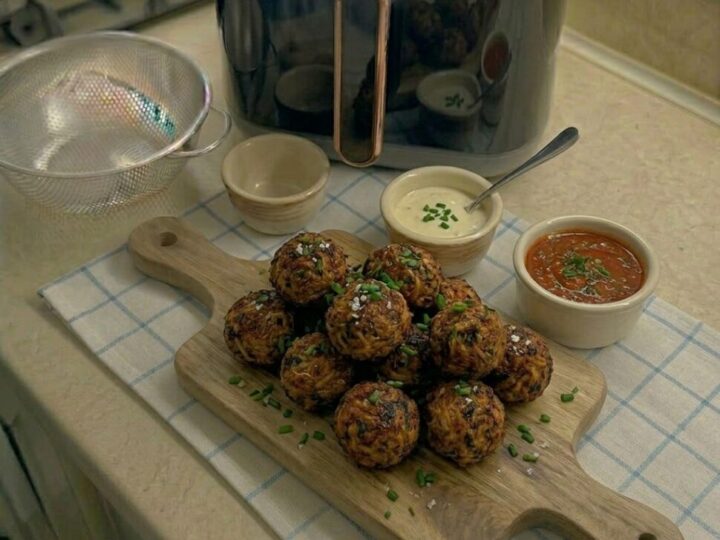 Air Fryer Turkey Meatballs